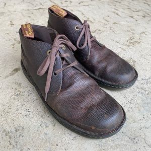 Dr Martens chukka boots US mens 10 Sussex brown leather lace up docs